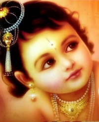 Celestial Radha Krishna Love Print